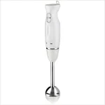 Ovente Electric Immersion Hand Blender 2 Mixing Speed Stainless Steel Blades