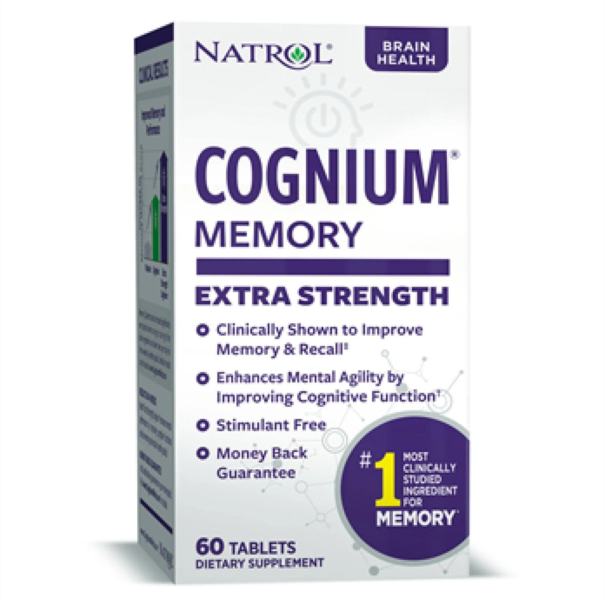 Natrol COGNIUM Extra Strength - 60 Tablets