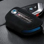 Genuine BMW M Performance Key Case in Alcantara/Carbon 82-29-2-355-519.