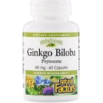 Natural Factors - Ginkgo biloba Phytosome , 60 capsules