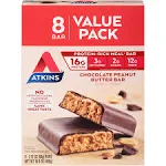 Atkins` Chocolate Peanut Butter Protein Bar Value pack (1.05 oz, 8 ct)