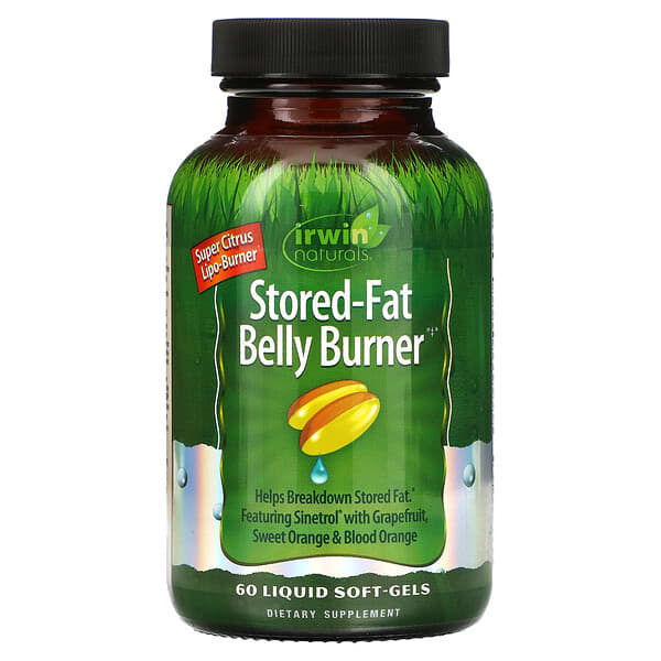 Irwin Naturals, Stored-Fat Belly Burner, 60 Liquid Soft-Gels