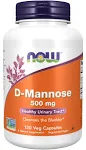 Now Foods D-Mannose (500mg, 120 Capsules)