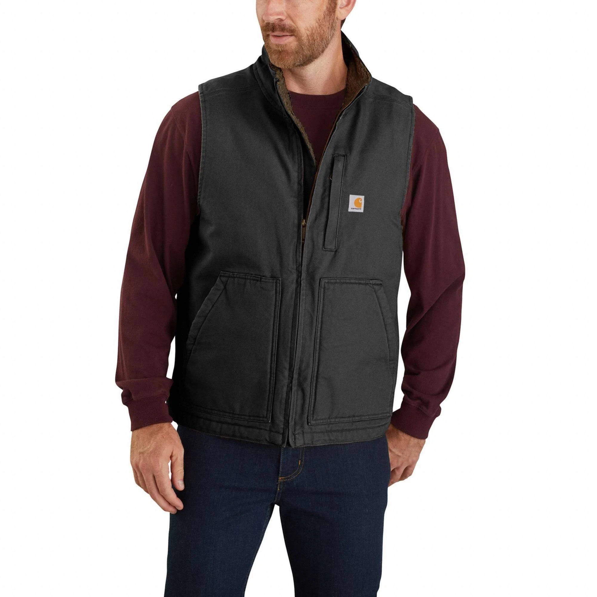 Carhartt Sherpa-Lined Mock Neck Vest