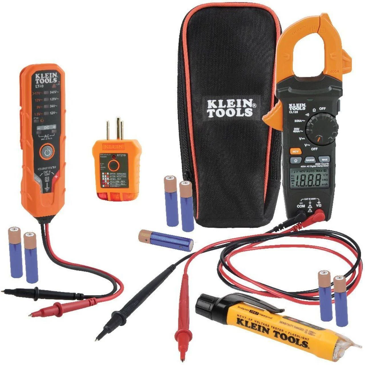 NEW Klein CL120VP Clamp Meter Electrical Test Kit NEW IN PACAKAGING