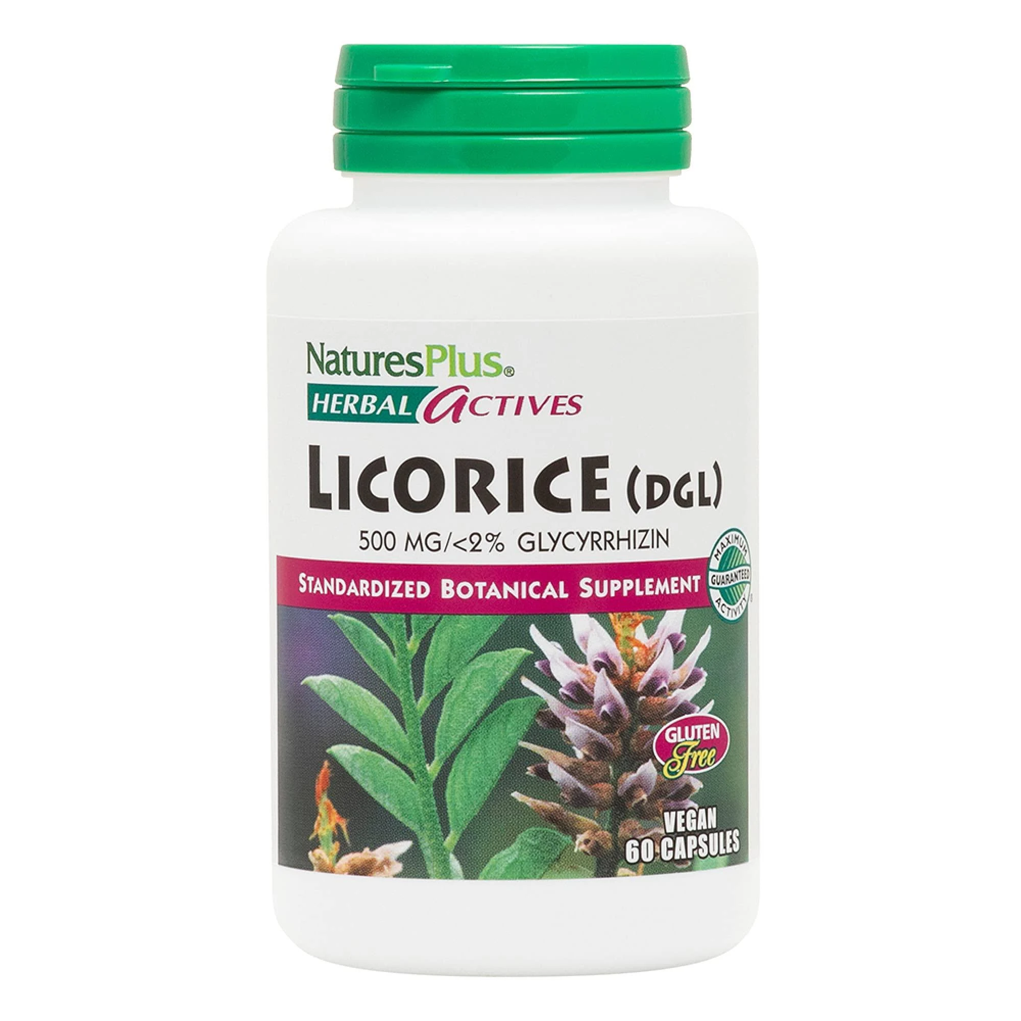 Natures Plus Herbal Actives Licorice 500 mg