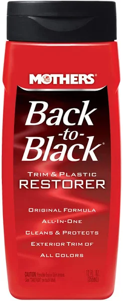 Mothers Back-to-Black Trim & Plastic Restorer 12oz.