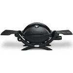 Weber - Q 1200 1 Burner Portable Tabletop Propane Gas Grill 51010001 (Black)