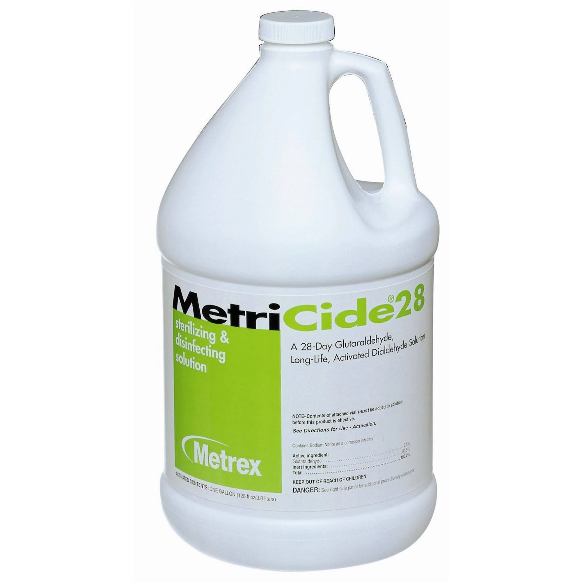 Metrex MetriCide 28 High-Level Disinfectant/Sterilant - 1 gal