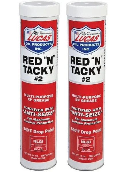 Lucas Oil red 'N' Tacky grease