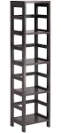 Winsome Leo 4-Tier Tall Storage Shelf, Espresso