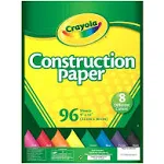 Crayola Construction Paper Pad, 9" x 12" - 96 sheets