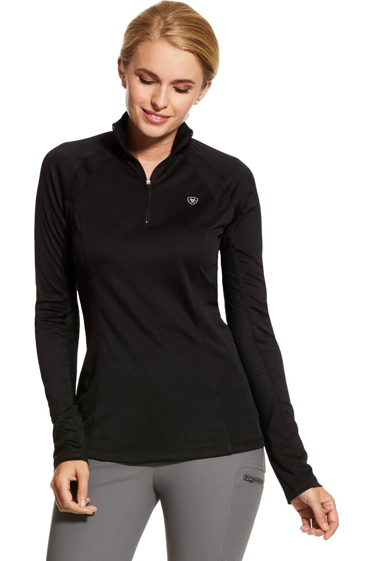 ARIAT Women's Sunstopper 2.0 1/4 Zip Baselayer