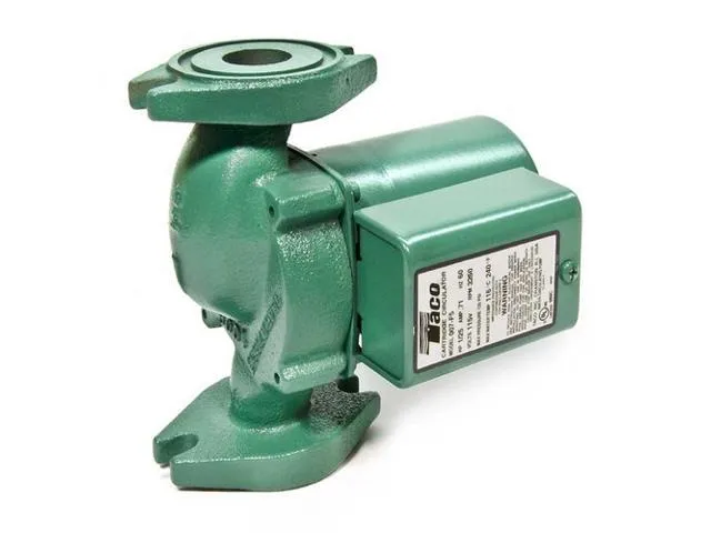 Taco Model 007 (007-F5) Cast Iron Cartridge Circulator Pump (1/25 HP, 125 PSI)