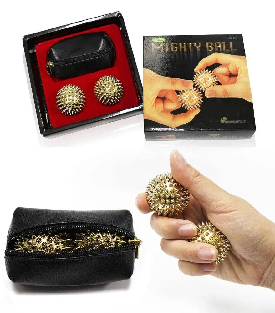 Hand Massage Ball Body Acupressure Spiky Magnetic Massage Balls