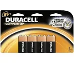 Duracell Coppertop 9V Alkaline Batteries Mn1604bkd