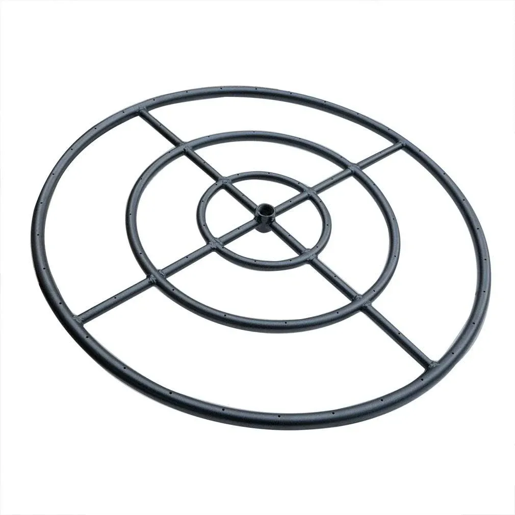 Stanbroil 30 Inch Round Fire Pit Burner Ring for Natural Gas &amp; Propane Fire P...