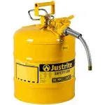 Justrite Type I Safety Can 5 Gal Yellow