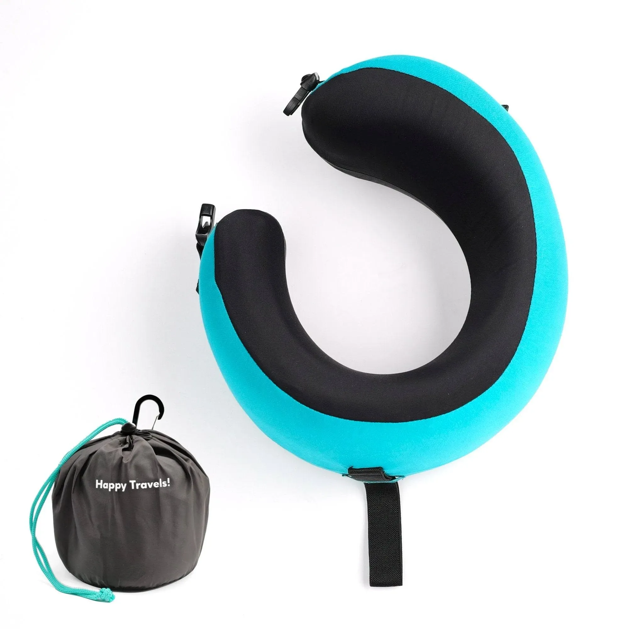 Ergonomic Travel Pillow In Blue