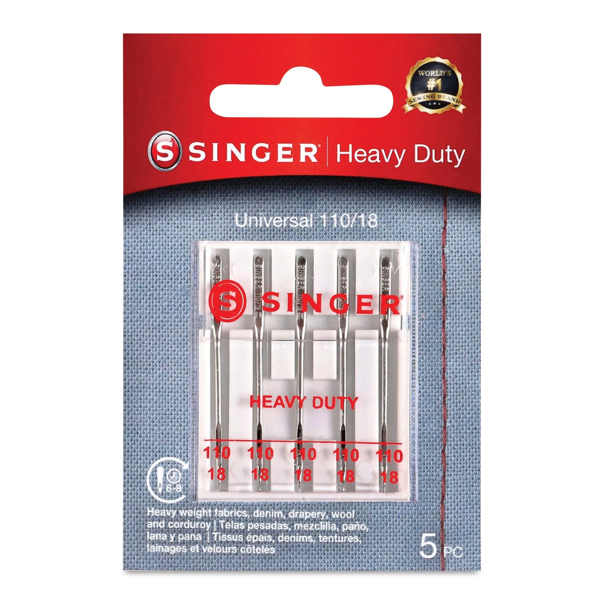 SINGER Heavy Duty Sewing Machine Needles