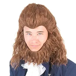 Beast Adult Costume Wig and Beard, Brown