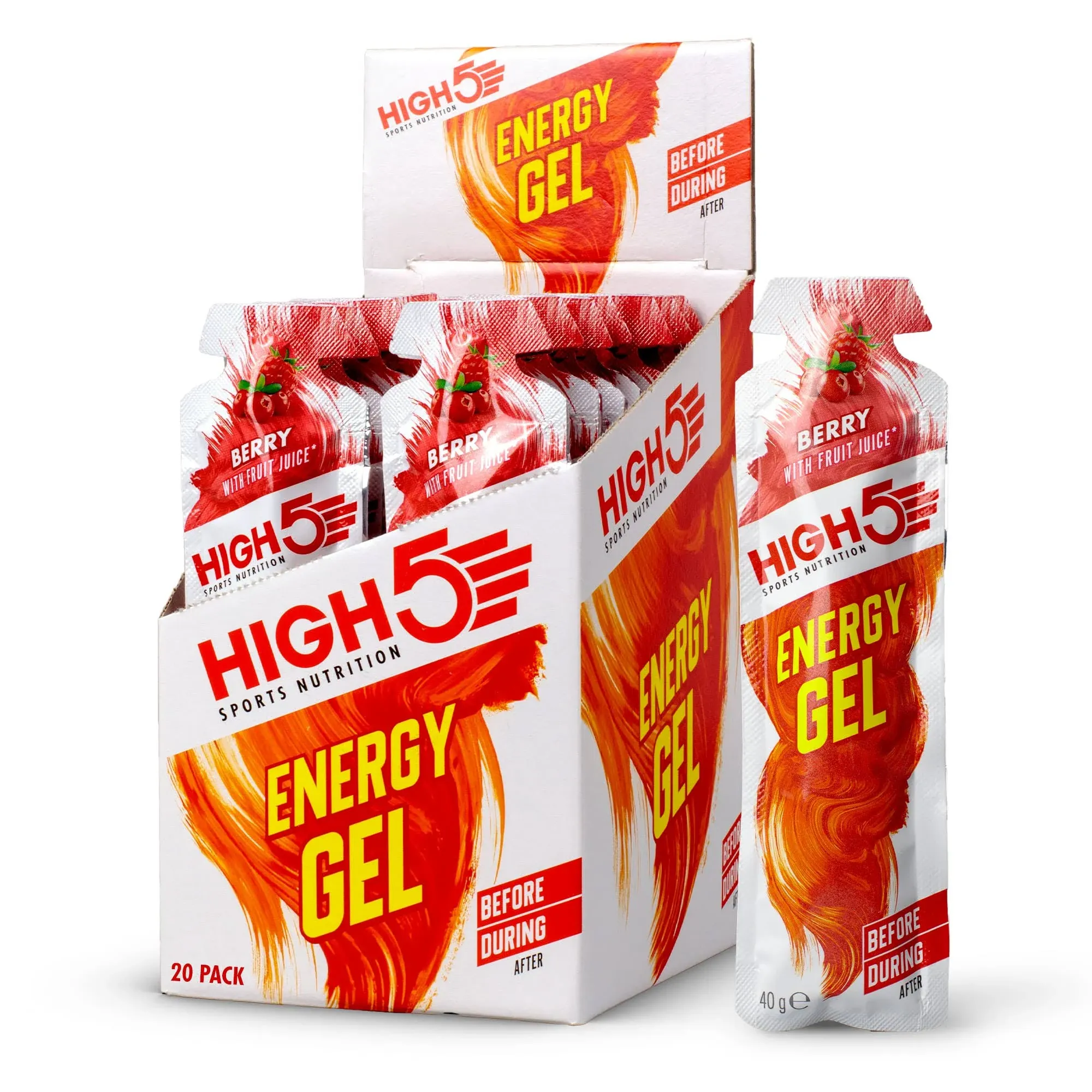 High5 Energy Gel Berry 20 x 40 Gr