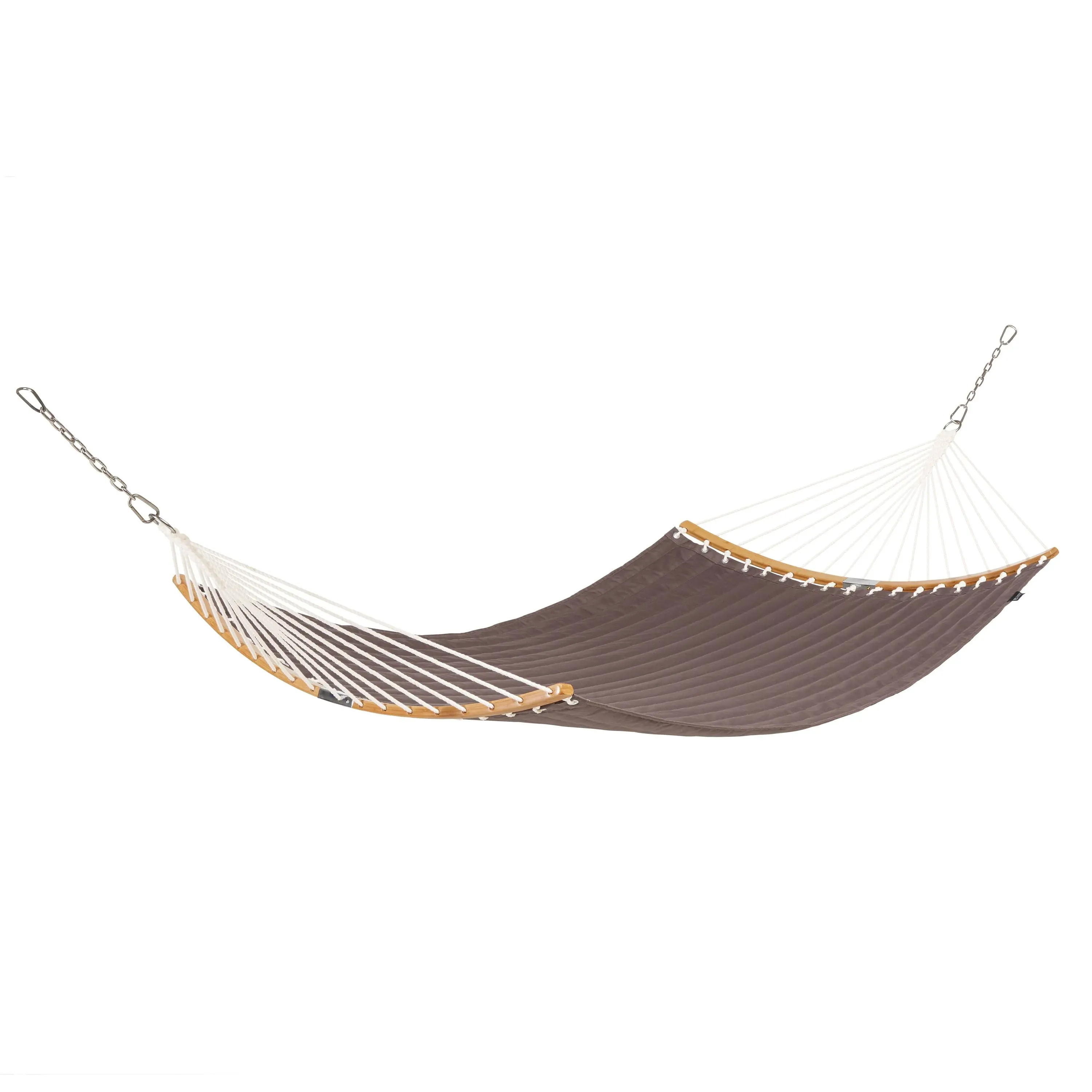 Classic Accessories Ravenna ConnectCurve Quilted Double Hammock, Dark Taupe