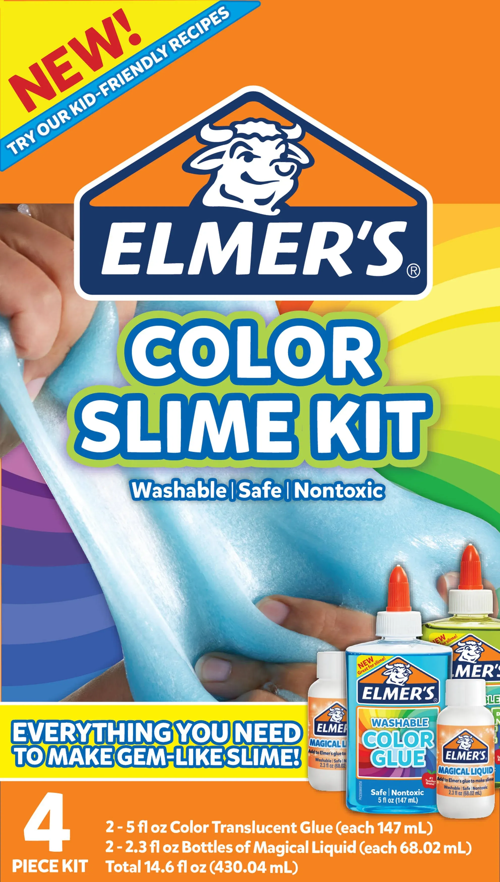 Elmers Slime Kit, Color, Gem-Like Blue