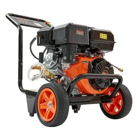 Bentism Gas Pressure Washer Gas Powered Washer 4400 psi 4.0 GPM 390cc 5 Nozzles