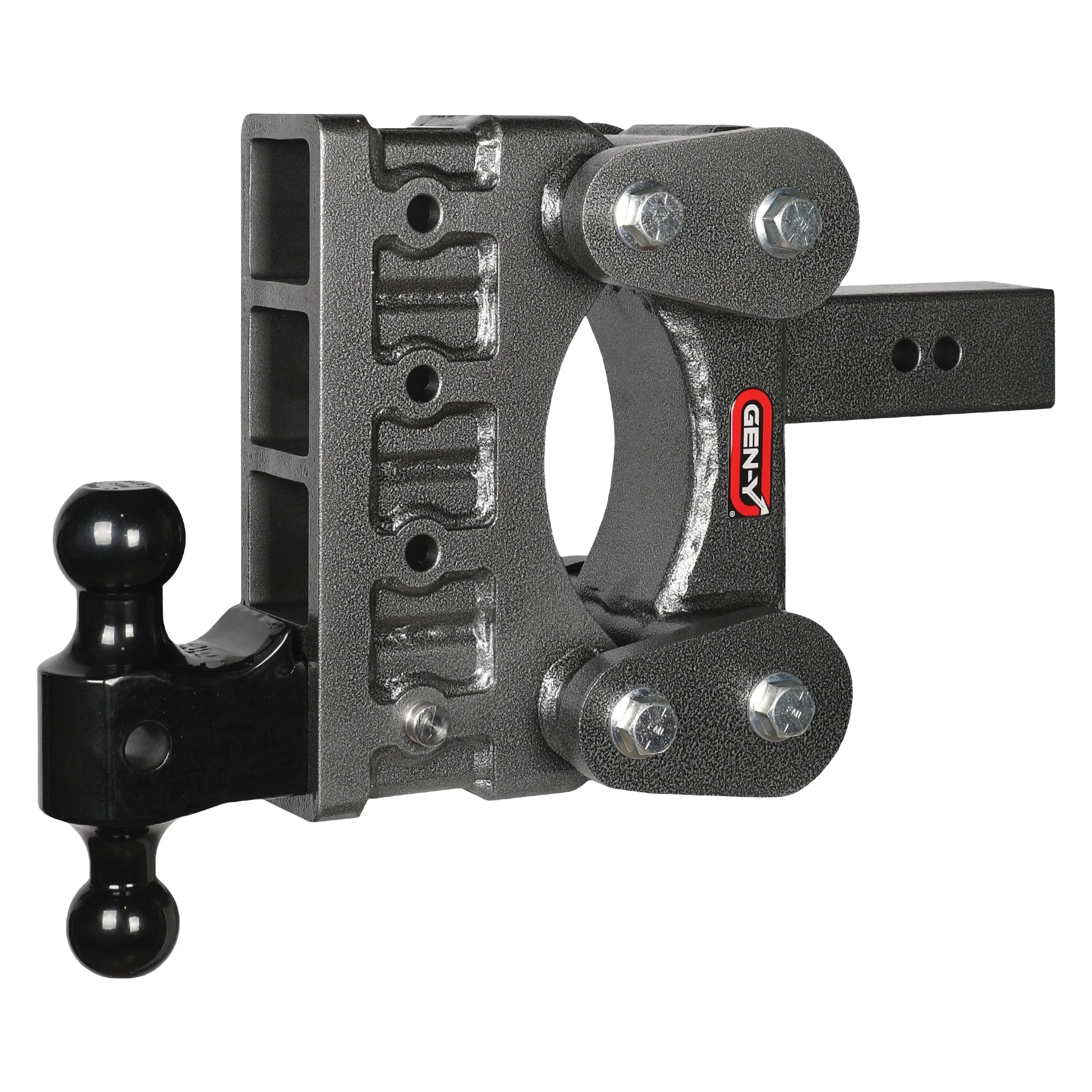 Gen-Y The Boss Torsion-Flex 2.5in Shank 6in Drop 2400lb TW 21K Hitch w/GH-061 Dual-Ball