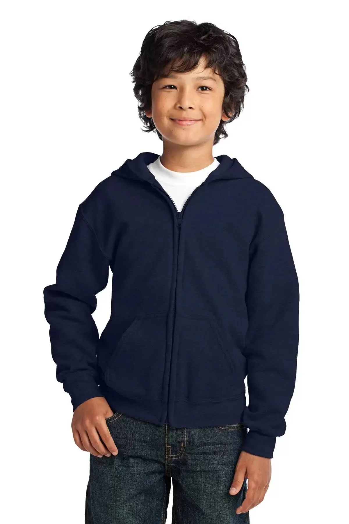 Gildan G186b Boy's Heavy Blend Youth Full-Zip Hood