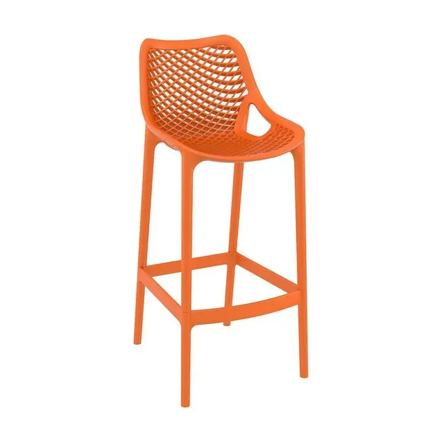 Compamia Air Patio Bar Stool in Orange, Size: 41.3 H x 17.7 W x 20.8 Large