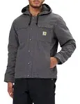 Carhartt Men's Relaxed Fit Washed Duck Sherpa-Lined Utility Jacket | Gravel | 5XL