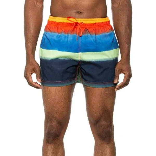 Speedo Engineer Volley Swim Trunks for Men | Orange | Size Small