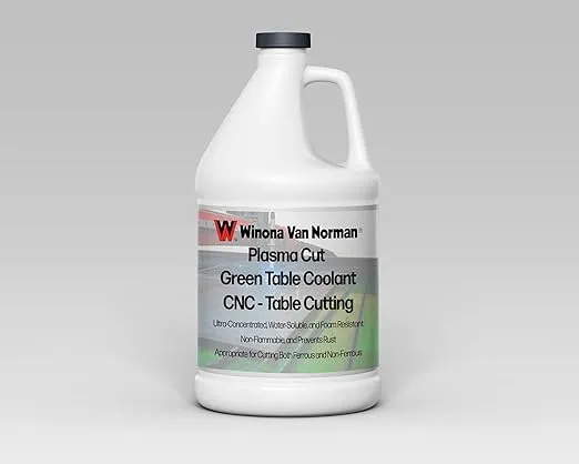 Plasma Cut - Green Coolant - Table and CNC Cutting Coolant - 1 Gallon