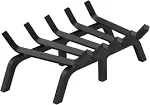 VEVOR Fireplace Log Grate Heavy Duty Fireplace Grate with 6 Support Legs