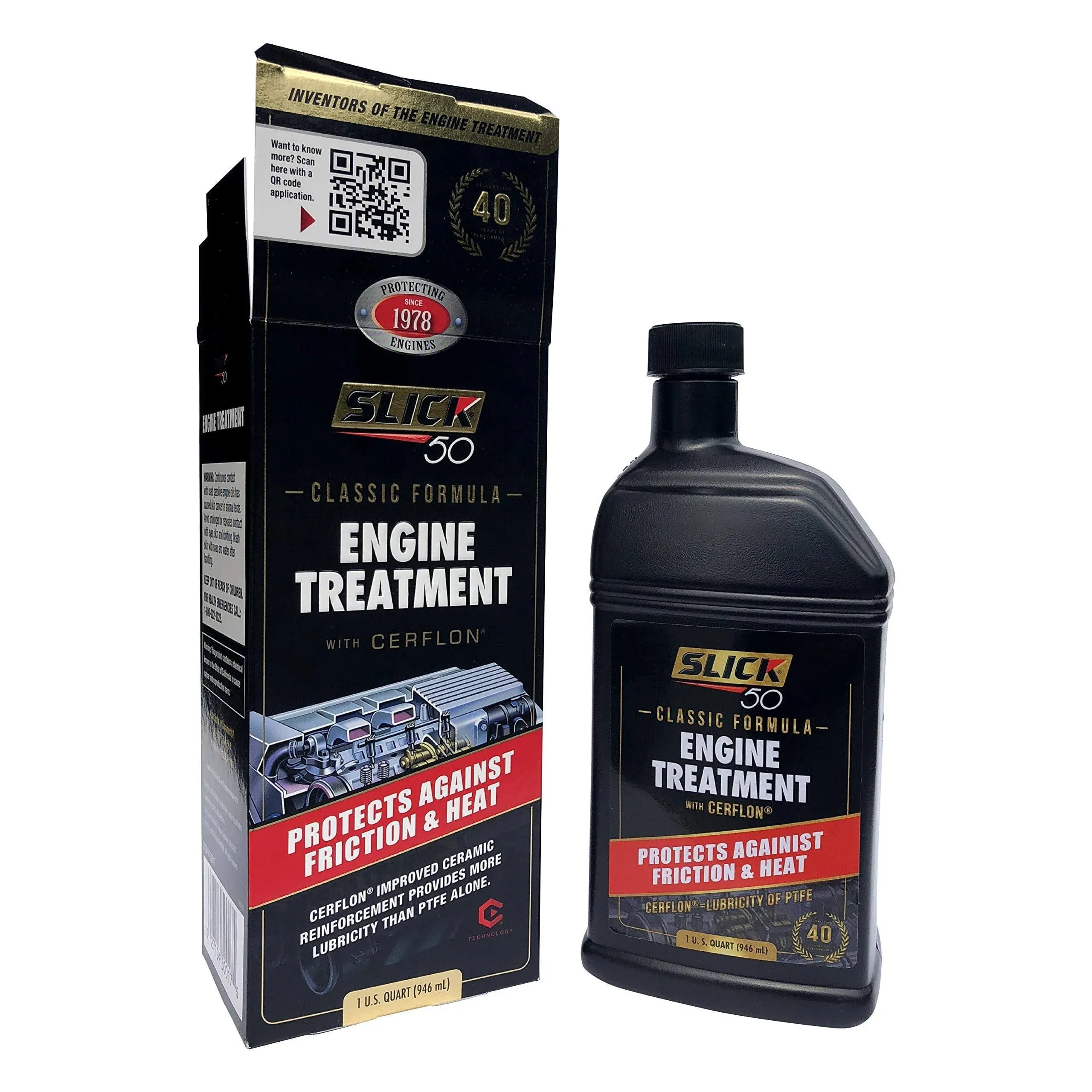 Original Classic Engine Treatment with Ceramic Cerflon PTFE, SL-750017,32 fl. oz