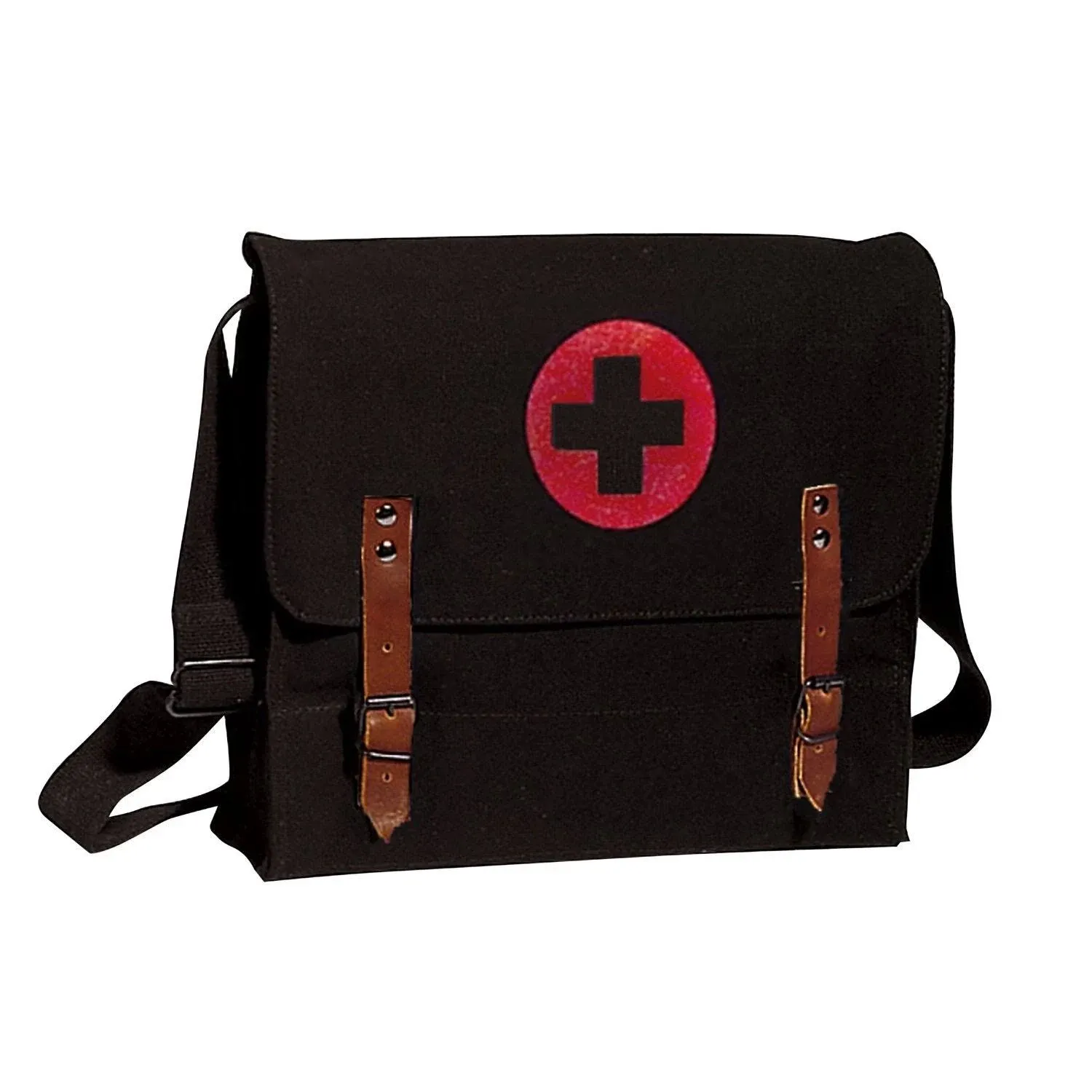 NATO Medic Canvas Red Cross Army Bag Shoulder Crossbody Messenger Shoulder Bag