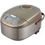 Midea Micom Rice Cooker, Digital Multi-Functional Ricer Cooker/Steamer, Brown Rice, Slow Cooker (3L/5.5Cup, Champange) MB-FS3017