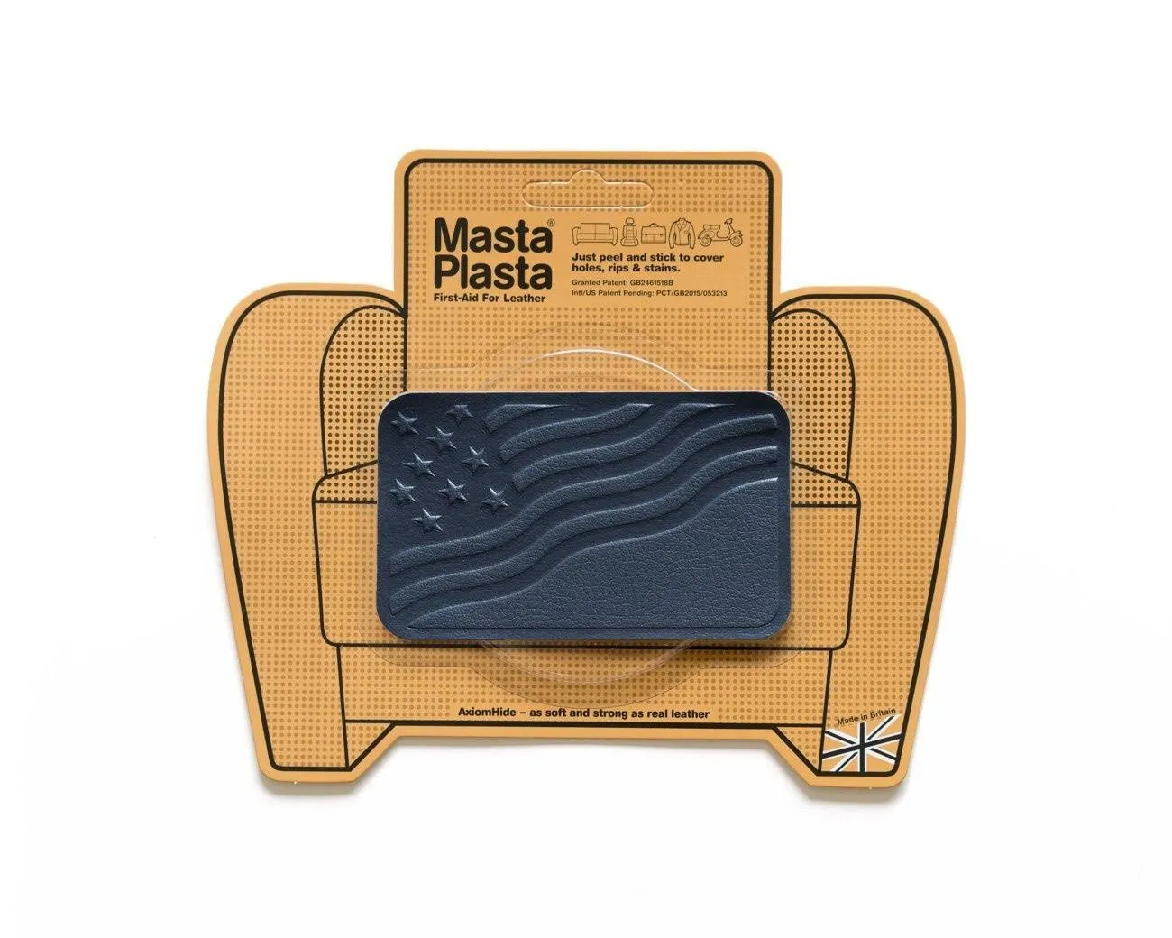 MastaPlasta Self-Adhesive Leather Repair Patch Flag 8x11" Sofa Car Bags Ivory