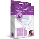 Crafter's Companion - Craft Supplies RockaBlocks (4 Pack) - Fits Wide Variety of Stamps