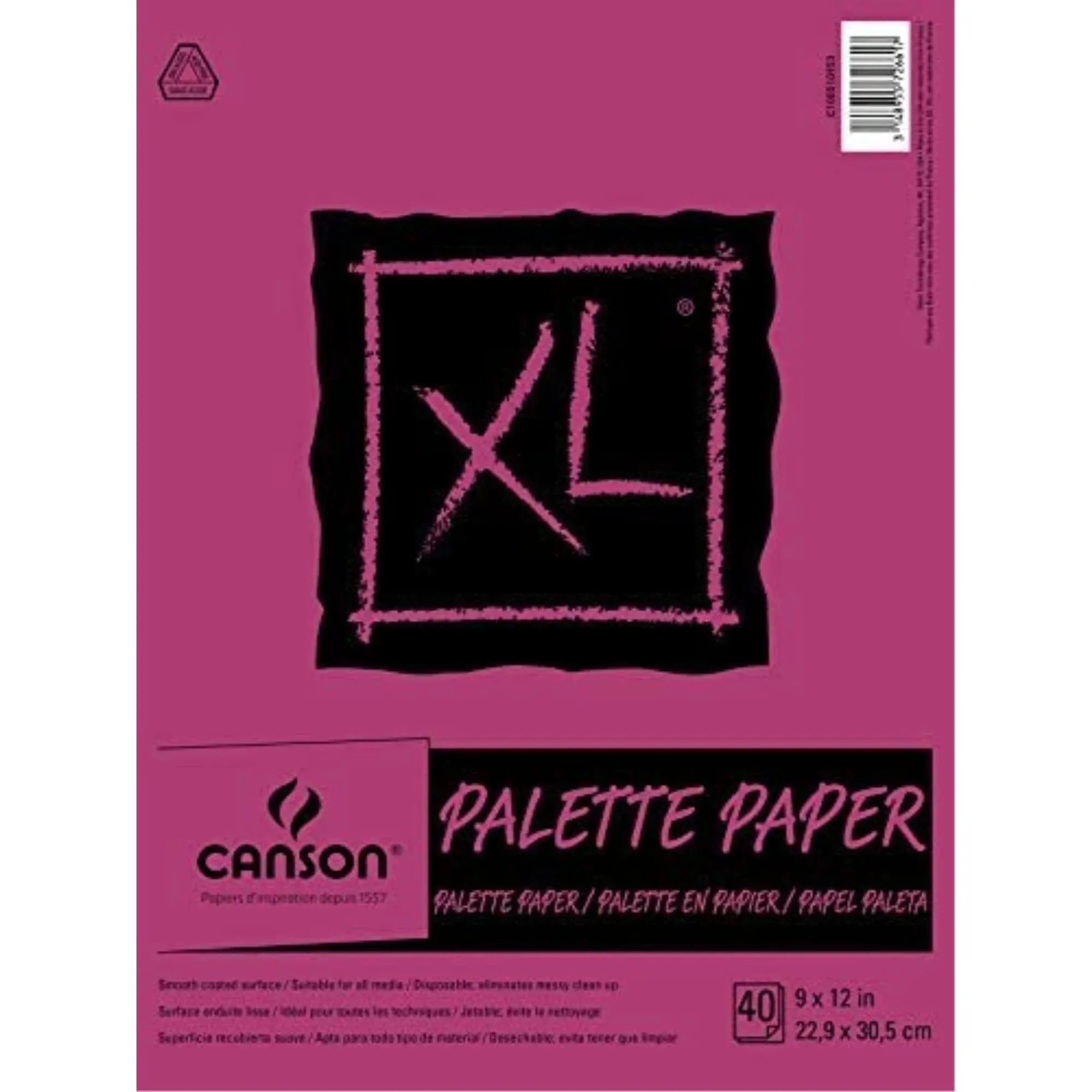 Canson Disposable Paper Pad Palette: 9 x 12 Inches,