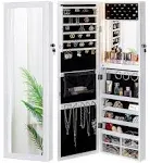 Luxfurni Mirror Jewelry Cabinet