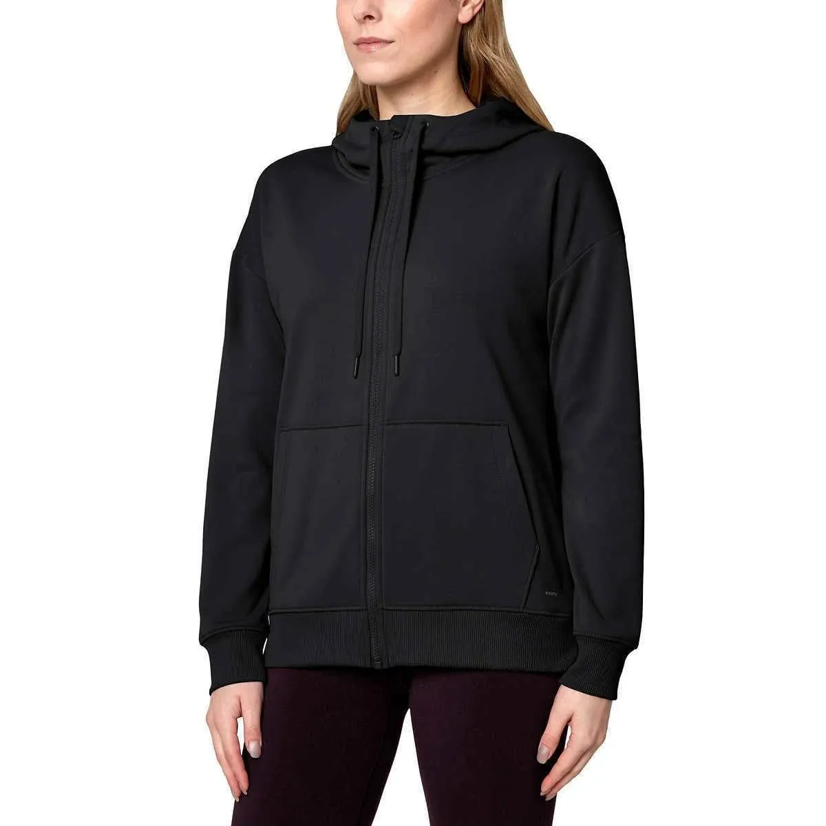 Mondetta Ladies&#039; Performance Full Zip Hoodie, Black XS