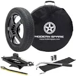 Complete Compact Spare Tire Kit Without Carrying Case - Fits 2020-2024 Ford Mach-E (Non GT) - Modern Spare