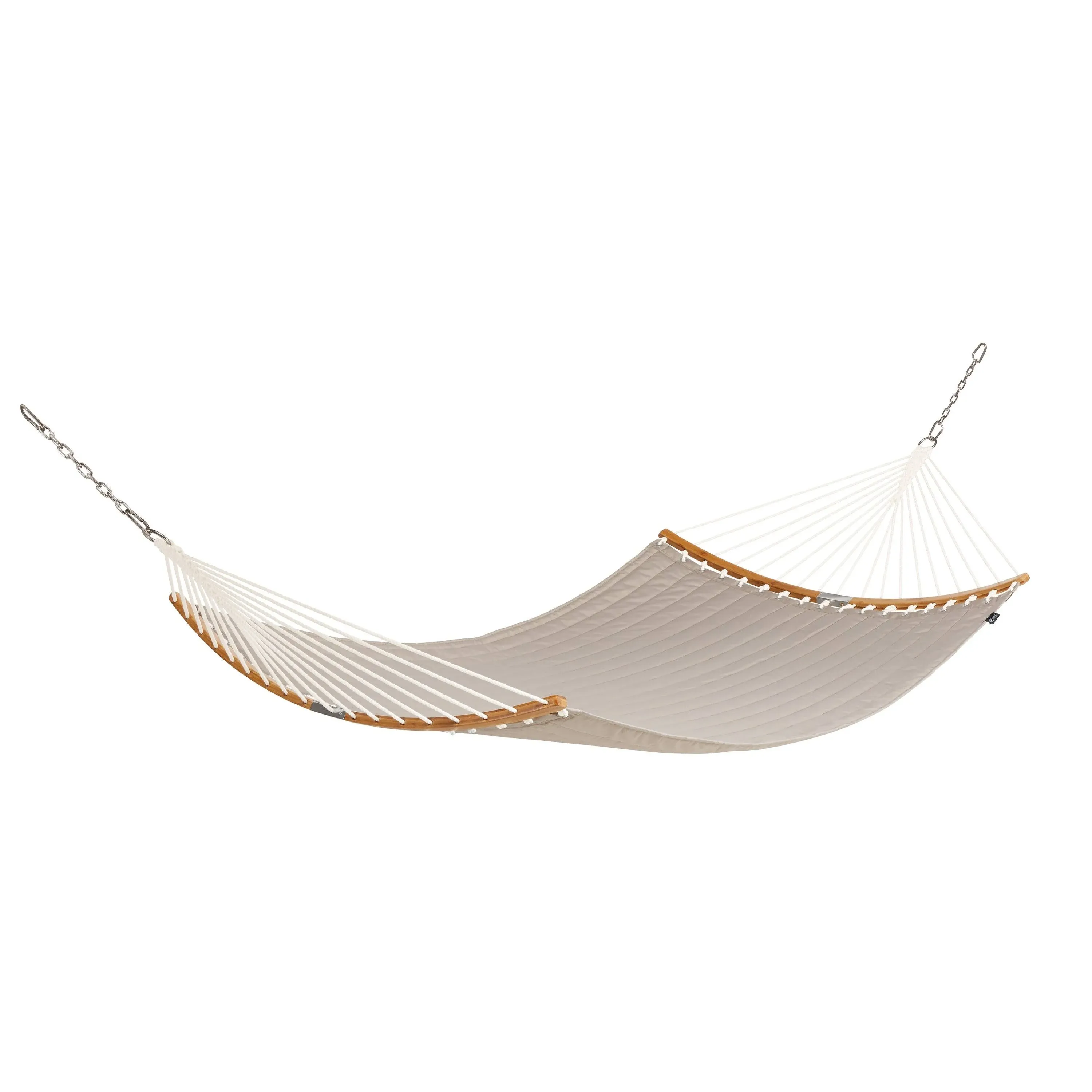 Classic Accessories Ravenna 81 x 55 Inch Quilted Double Hammock, Mushroom