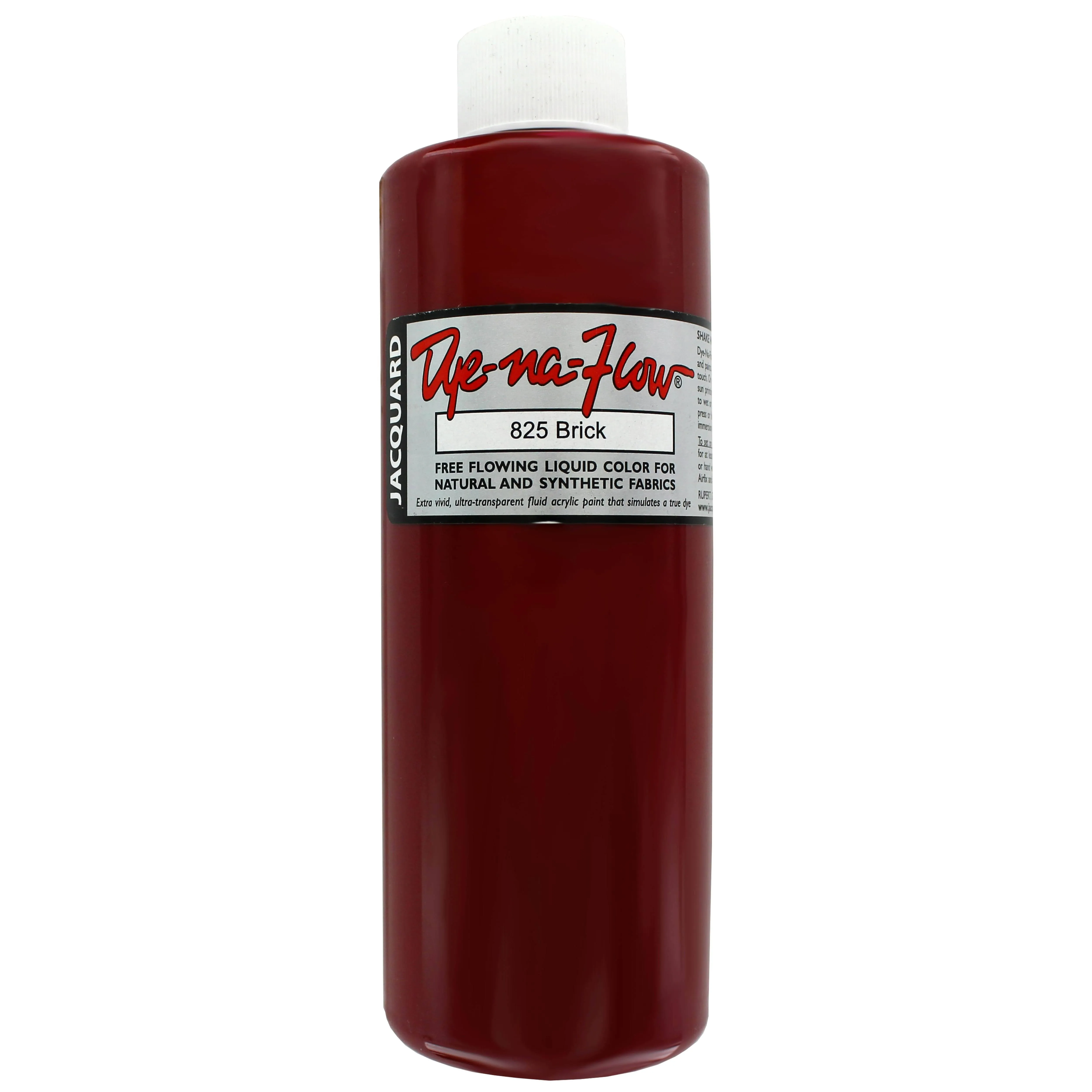 Jacquard Dye-Na-Flow Fabric Color - Brick, 8 oz bottle