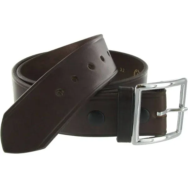 Boston Leather 1.75" Garrison Leather Belt, USA Made - 6505