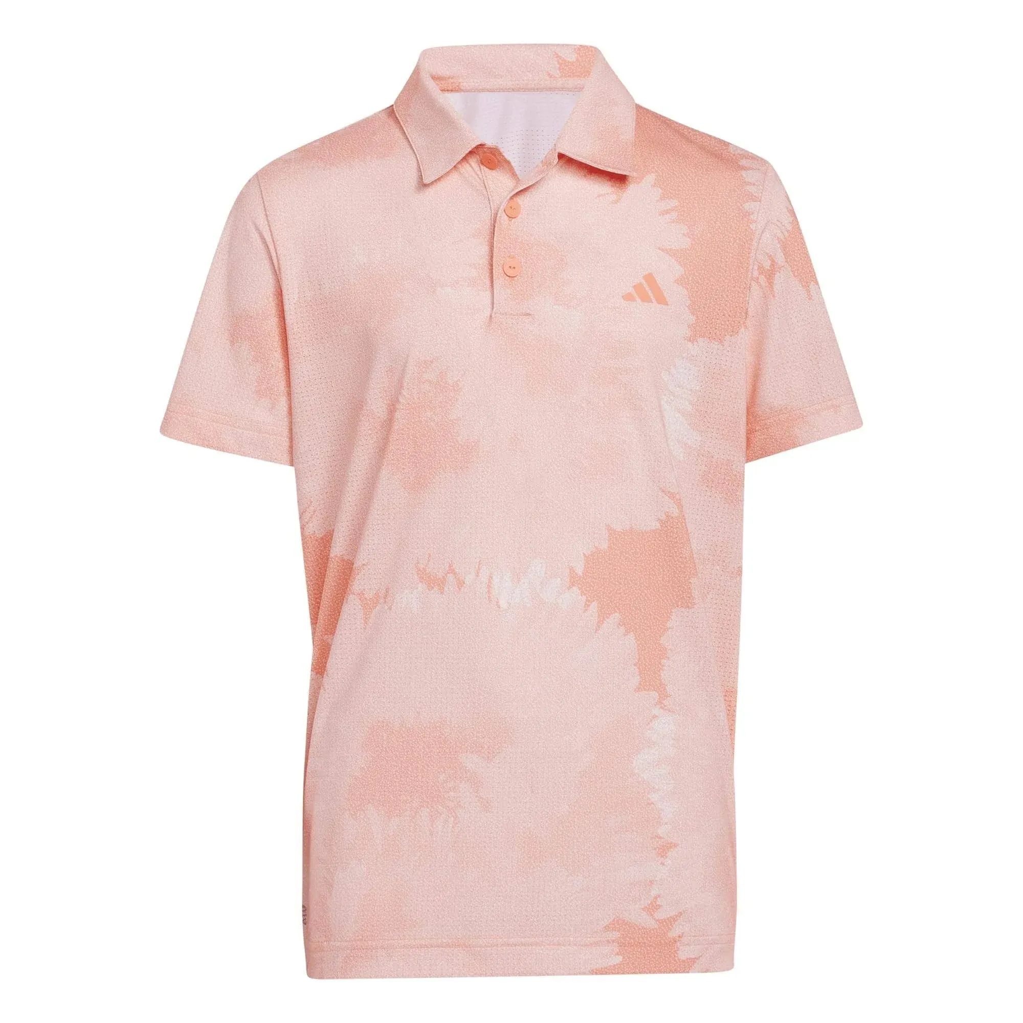 Adidas Flower Mesh Polo Shirt Coral Fusion XS Kids