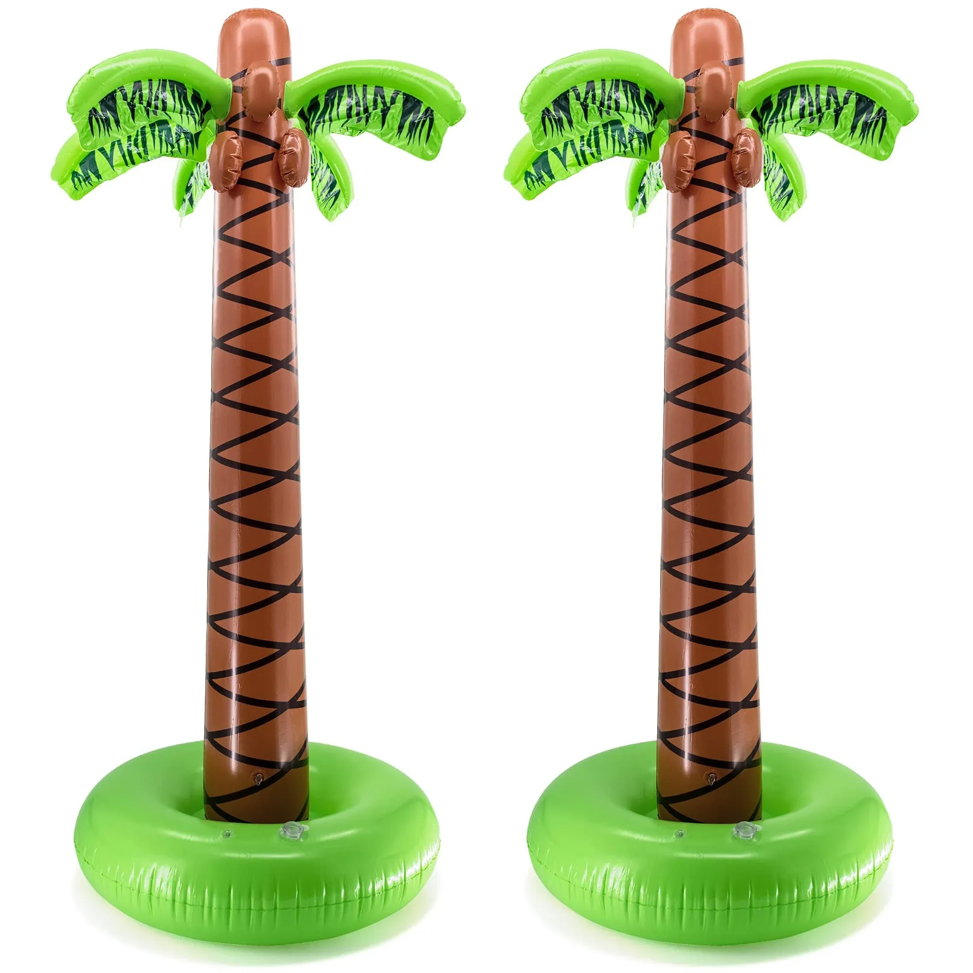 Srenta Super Sturdy Inflatable Palm Tree | 66 Giant Artificial Tree, Luau Party Decorations, Outdoor Decor, Beach Accessories, Hawaiian Decorations, T